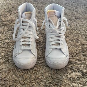 High-Top White Sneakers